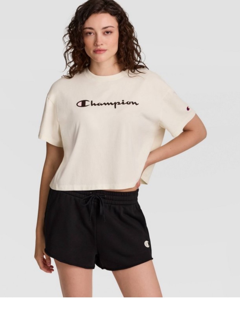 Champion Women's Short Sleeve T-Shirt - Unbleached
Cotton new
